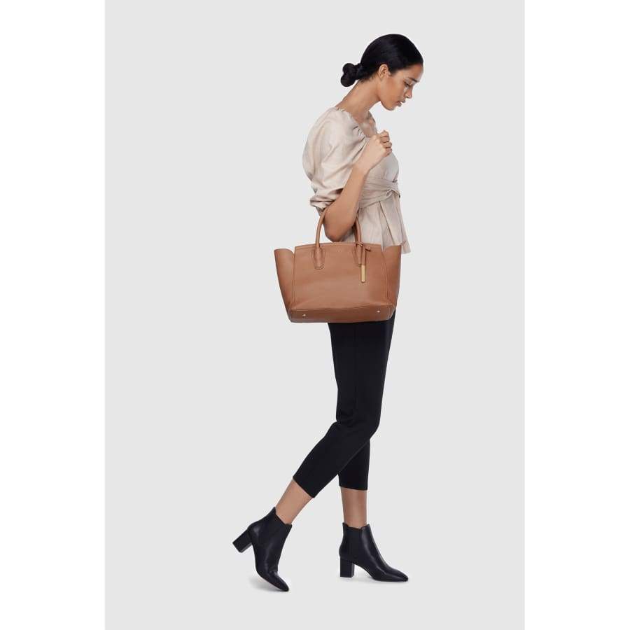 Grant Brown Shoulder Bag (Waiting List - Arrives Jan 2026)-1