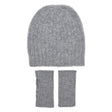 Gray Loop Knit Alpaca Beanie by SLATE + SALT - Sumiye Co