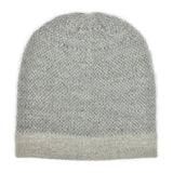 Gray Interwoven Alpaca Beanie by SLATE + SALT - Sumiye Co