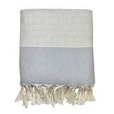Diamond Stripe Turkish Throw by SLATE + SALT - Sumiye Co
