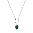 Chrysocolla Circle Necklace by SLATE + SALT - Sumiye Co