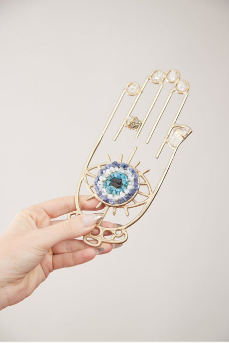 Hamsa Healing Crystal Grid - Sumiye Co