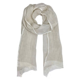 Gauze Linen Two Tone Scarf by SLATE + SALT - Sumiye Co