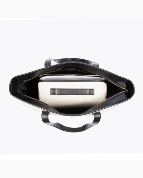 The Tote - Black Canvas | Designer Lunch Bags & Totes - Sumiye Co