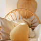 Leaf Pillow Velvet “Honey” | Kids Room & Nursery Decor