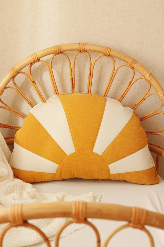 “Dinner in Sausalito” Sun Pillow by Moi Mili