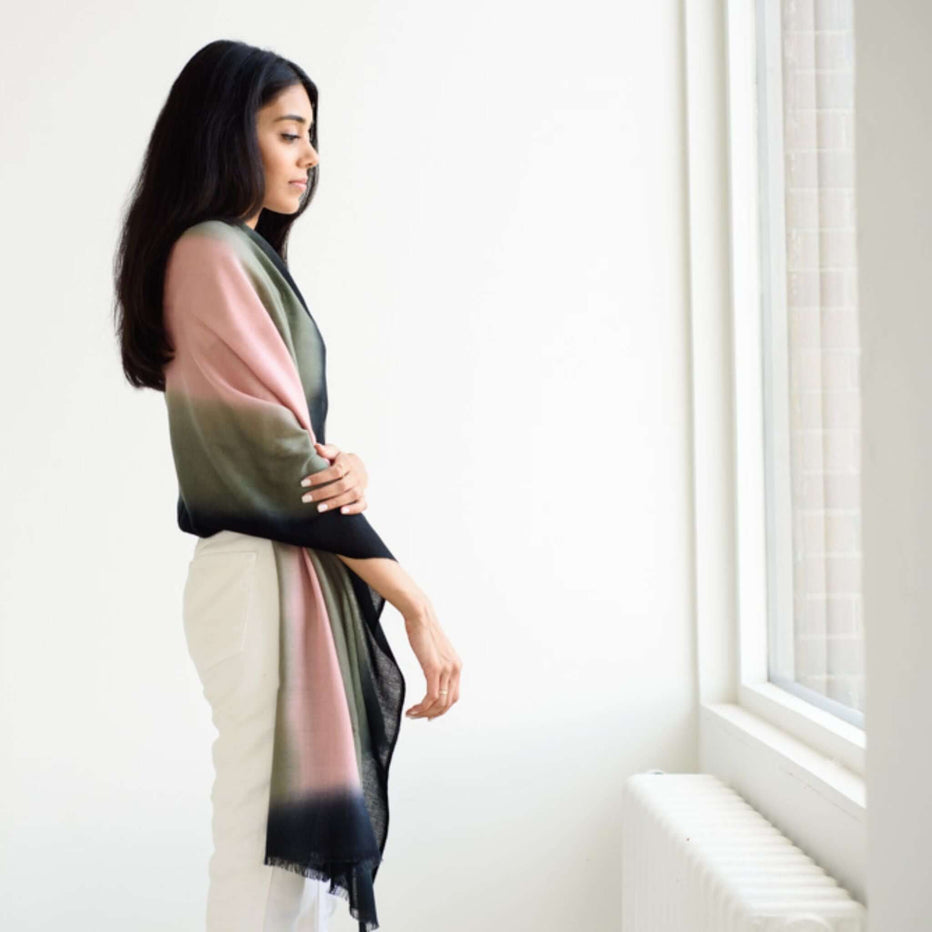 Cashmere Merino Handloom Scarf
