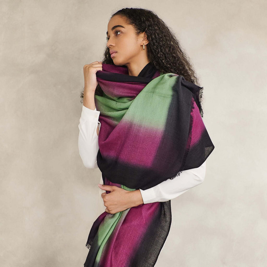 Cashmere Merino Handloom Scarf
