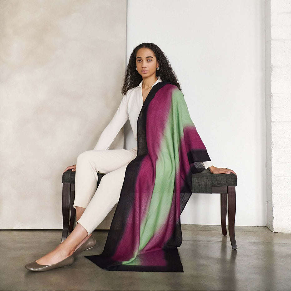 Cashmere Merino Handloom Scarf