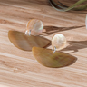 Geometric Mother of Pearl Earrings