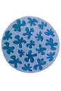 Floral Blossom Round Hand Tufted Wool Rug by JUBI - Sumiye Co