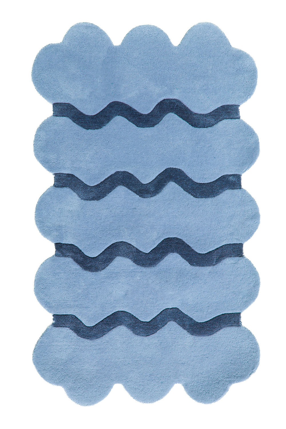 Sculpted Edge Hand Tufted Wool Rug by JUBI