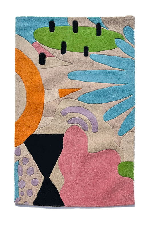 Tropical Paradise Hand Tufted Wool Rug by JUBI