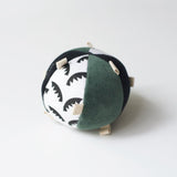 Taggy Ball with Rattle Jungle Leaves - Sumiye Co
