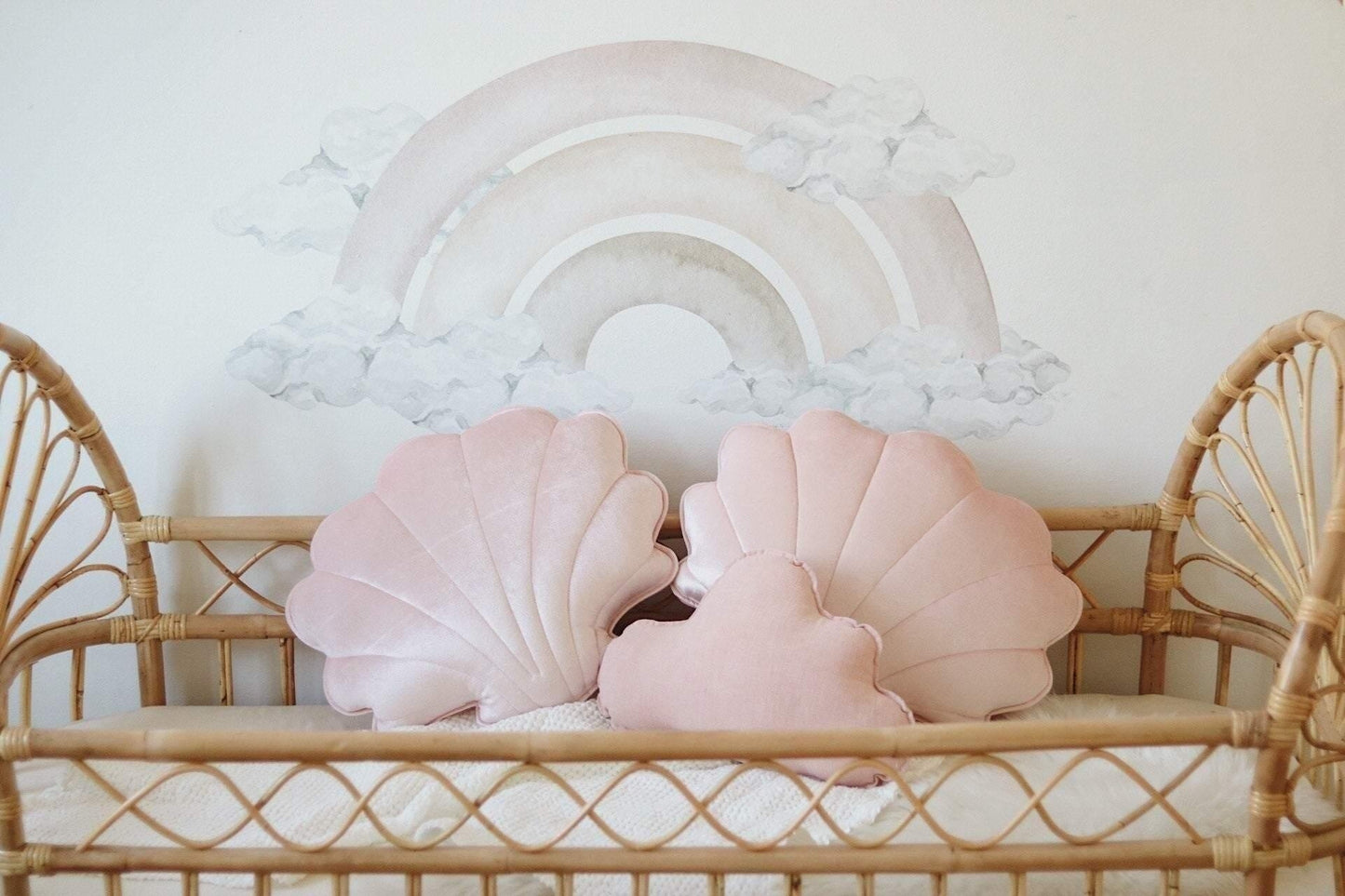 Cloud Pillow Linen “Light Pink” | Kids Room & Nursery Decor