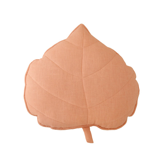 Leaf Pillow Linen “Light Pink” | Kids Room & Nursery Decor