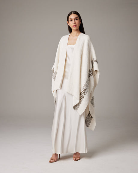 Long Estrella Duster in Textured Cotton - Sumiye Co