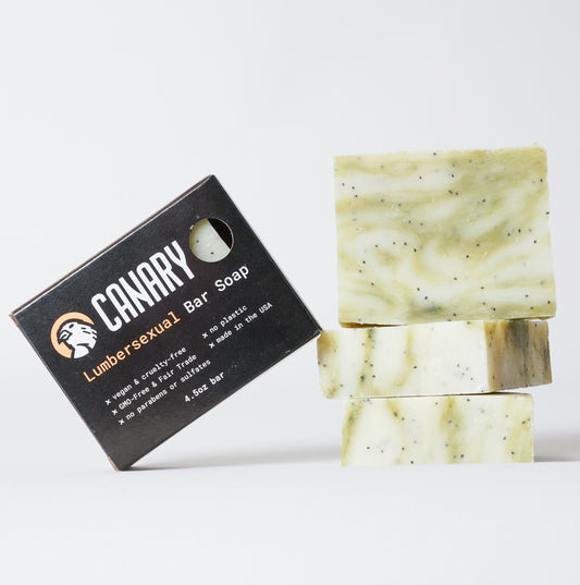 Lumbersexual Exfoliating Bar Soap by Canary