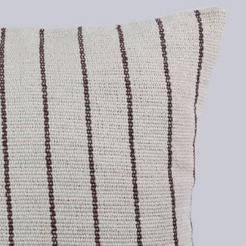 20" x 20" Heavy Striped Throw Pillow Cover | Nepal