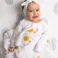 ORGANIC SWADDLE SET - FLY ME TO THE MOON (Starry Night + Hot Air Balloon)-2