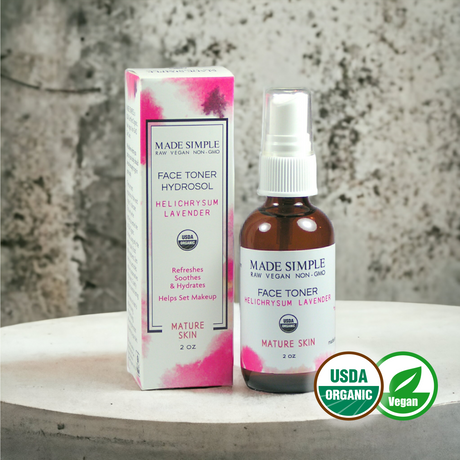 Helichrysum Lavender Face Toner for Mature Skin - Certified Organic, Vegan & Cruelty-free-0