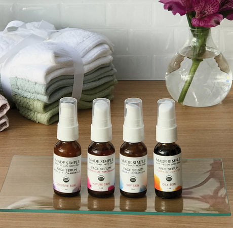 Argan Geranium Face Serum for Dry Skin - Certified Organic. Vegan & Cruelty-free-4