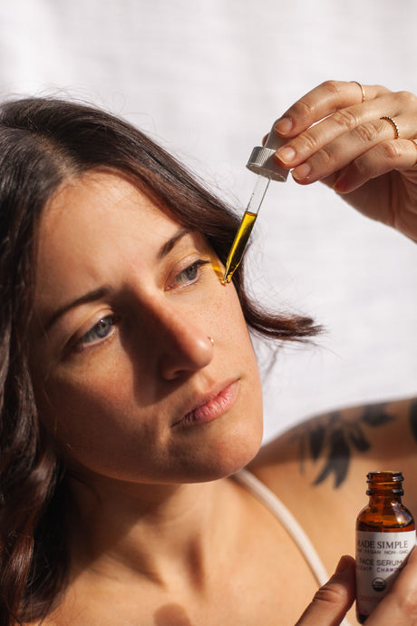 Rosehip Chamomile Face Serum for Sensitive Skin - Certified Organic, Vegan & Cruelty-free-7