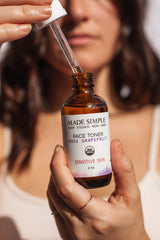 Rose Grapefruit Face Toner for Sensitive Skin - Certified Organic, Vegan & Cruelty-free-6