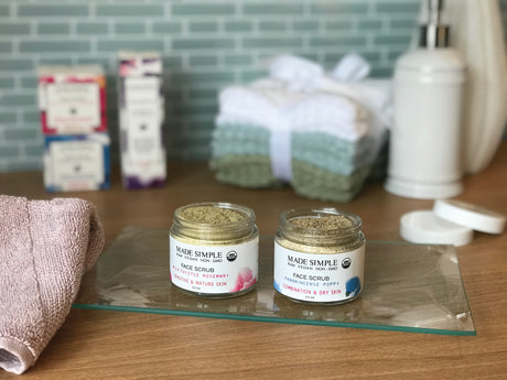 Frankincense Poppy Seed Face Scrub for Combination/Dry Skin - Certified Organic, Vegan & Cruelty-free-6