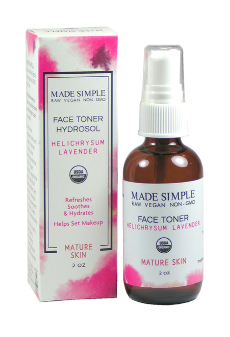 Helichrysum Lavender Face Toner for Mature Skin - Certified Organic, Vegan & Cruelty-free-1