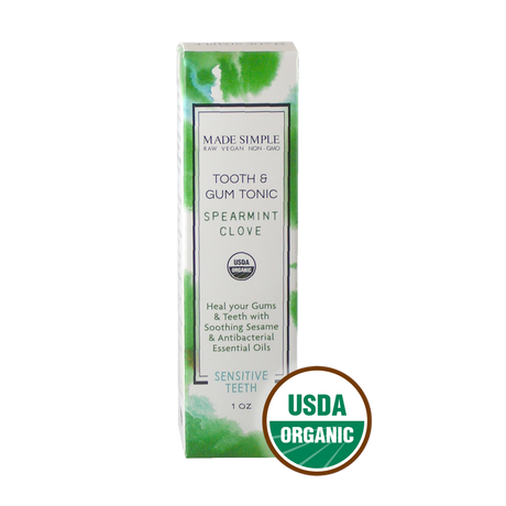 Spearmint Clove Tooth & Gum Tonic - Certified Organic, Vegan & Cruelty-free-3