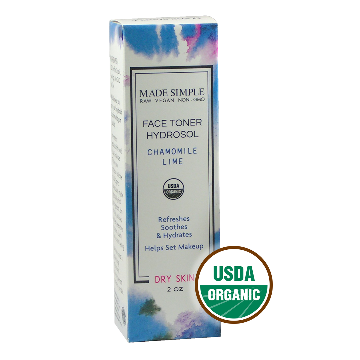 Chamomile Lime Face Toner for Dry Skin - Certified Organic, Vegan & Cruelty-free-2