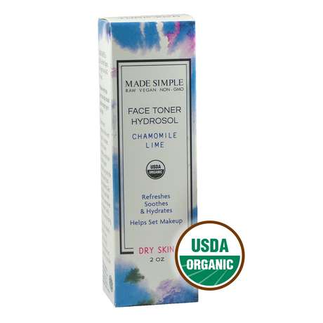 Chamomile Lime Face Toner for Dry Skin - Certified Organic, Vegan & Cruelty-free-2