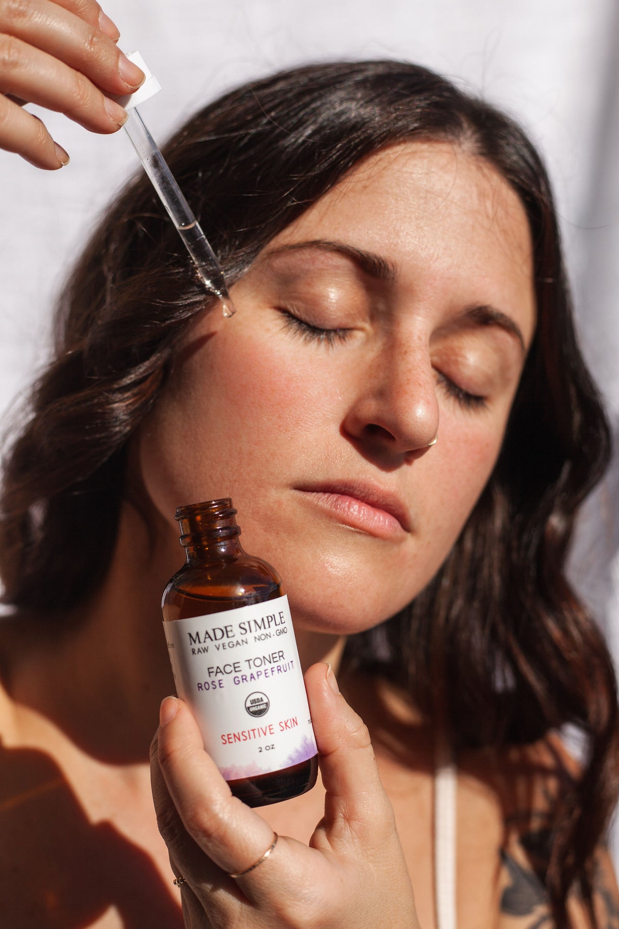 Rose Grapefruit Face Toner for Sensitive Skin - Certified Organic, Vegan & Cruelty-free-8