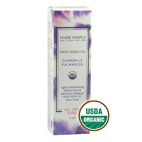 Chamomile Palmarosa Face Wash - Certified Organic, Vegan & Cruelty-free-5