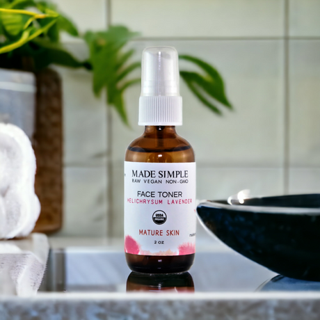 Helichrysum Lavender Face Toner for Mature Skin - Certified Organic, Vegan & Cruelty-free-3