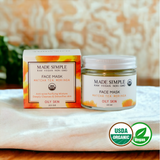 Matcha Tea Moringa Face Mask for Oily Skin - Certified Organic, Vegan & Cruelty-free-0