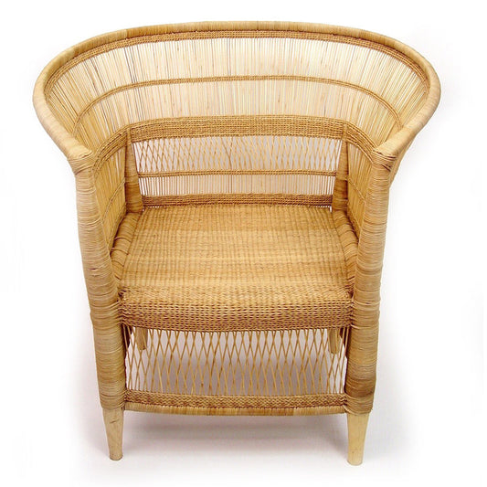 Malawi Cane Chair - Natural 32"H x 30"W x 23"D | People Of The Sun