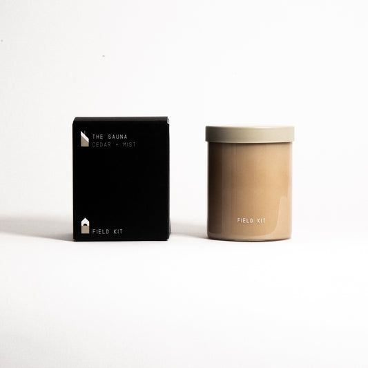 The Sauna Candle | Soy Wax + Reusable Glass