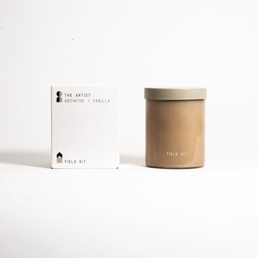 The Artist Candle | Soy Wax + Reusable Glass