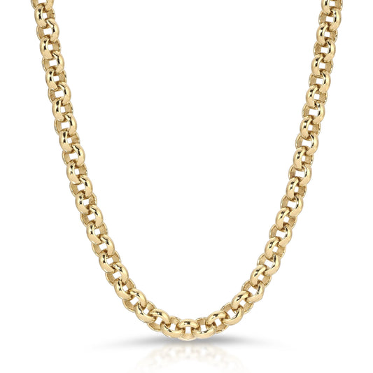 5.5mm Micro Royal Rolo Chain Necklace