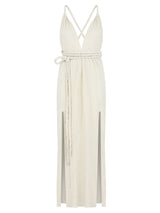 Muse Braided Straps Dress - Natural - Sumiye Co