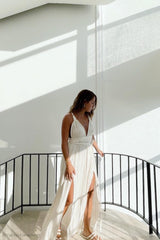 Muse Braided Straps Dress - Natural - Sumiye Co
