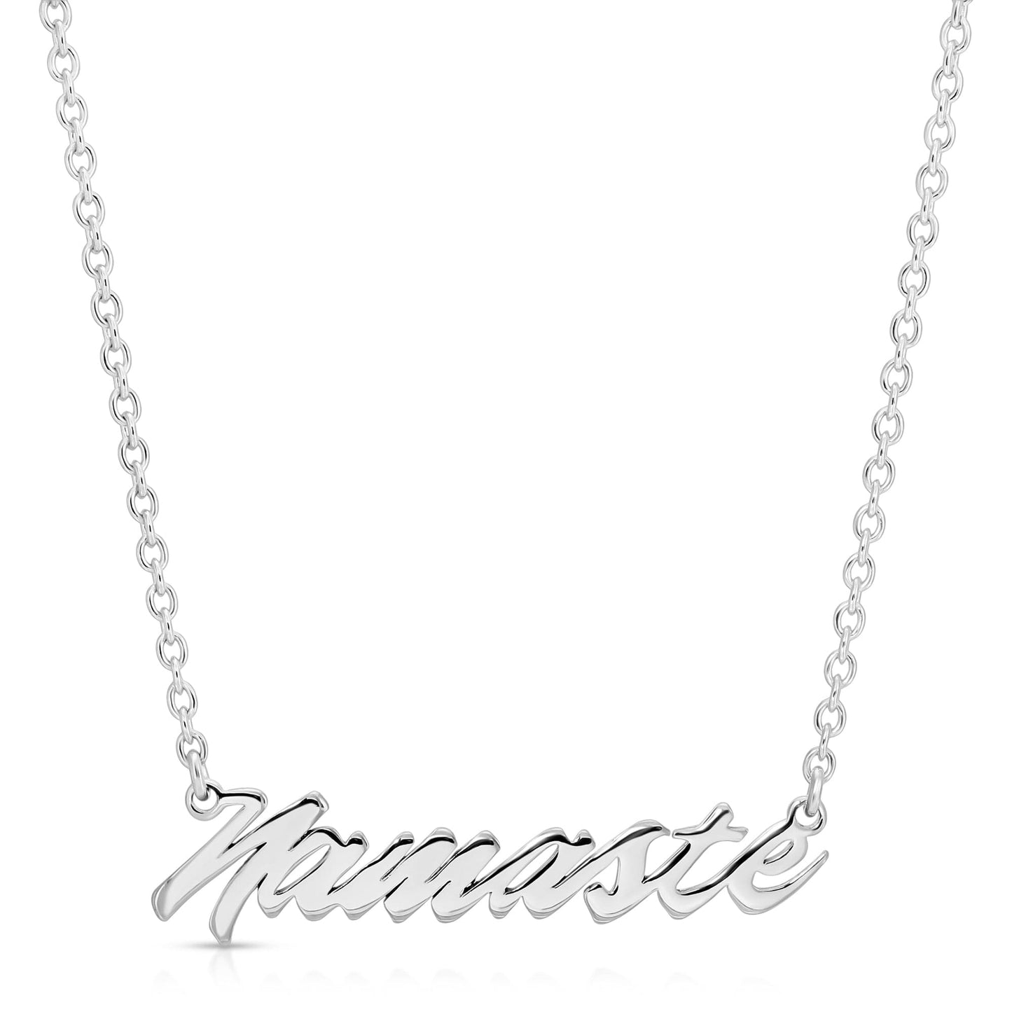 'Namaste' Script Necklace