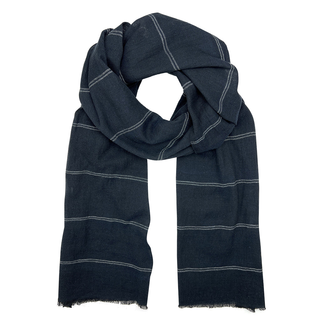 Earthy Striped Scarf by SLATE + SALT - Sumiye Co