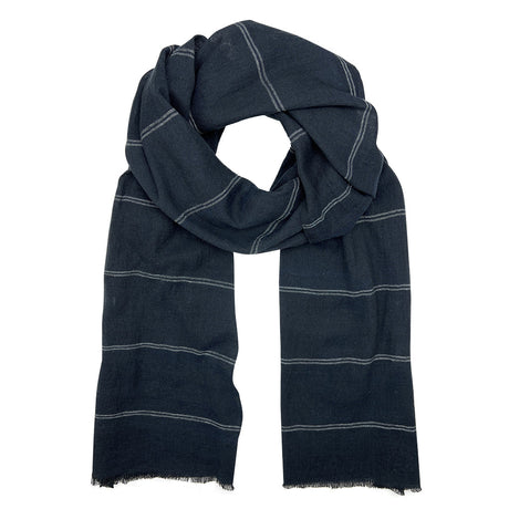 Earthy Striped Scarf by SLATE + SALT - Sumiye Co