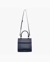 The Luncher - Navy Croc | Designer Lunch Bags & Totes - Sumiye Co