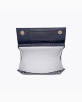 The Luncher - Navy Croc | Designer Lunch Bags & Totes - Sumiye Co
