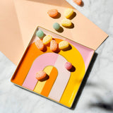 Ceramic Tray Riviera Arch in orange by OCTAEVO
