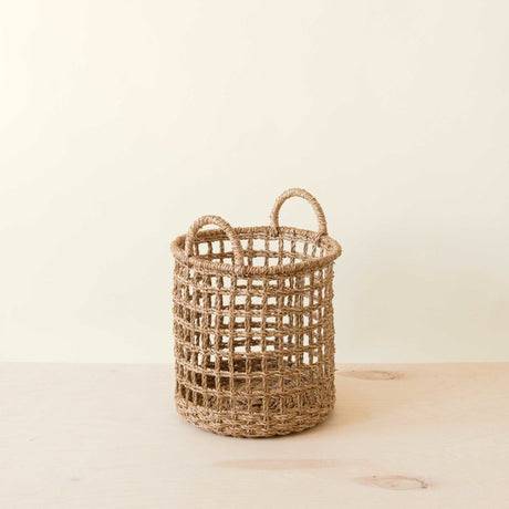 - Open Weave Baskets with Handle, set of 3 - Storage Baskets | LIKHA - LIKHÂ